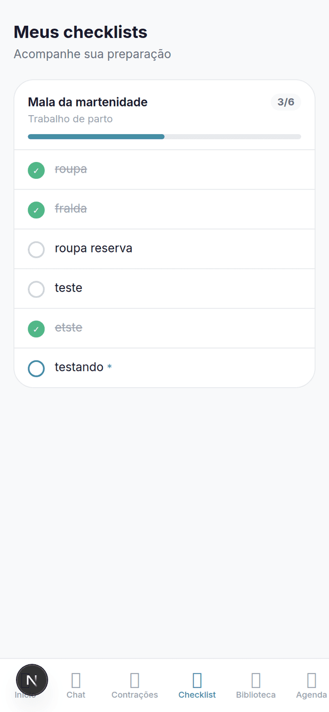 Checklist